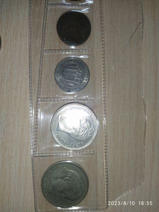 L9* Lote 9 monedas, 7 países. Todas x 6€