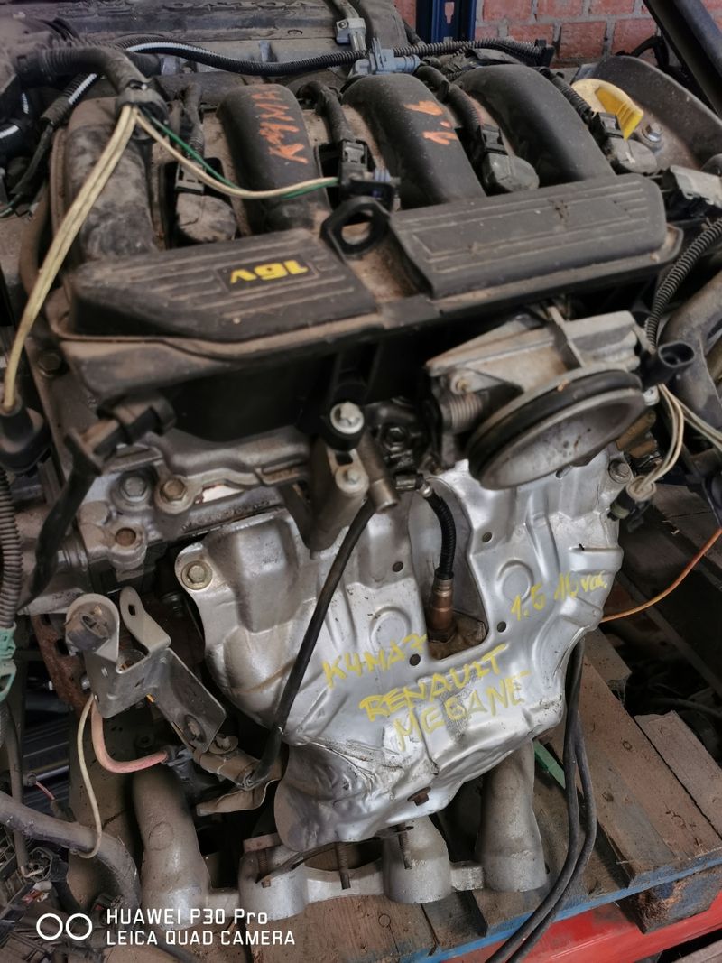 MOTOR RENAULT MEGANE 1.6 16Val. Tipo motor K4MA7.
