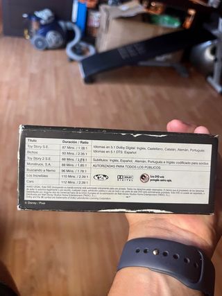 Disney Pixar Coleccion DVD x 7