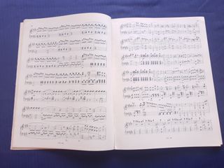 LIBRO DE PARTITURAS DE MENDELSSOHN Y BARTHOLDY