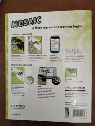libro Ingles mosaic 2 ESO. OXFORD.