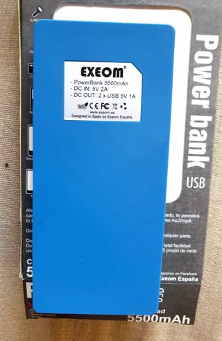 Batería externa Power bank