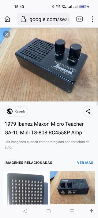 Mini amplificador coleccionista ibanez