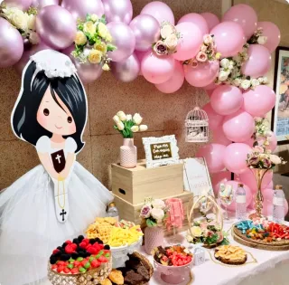 Mesa de Dulces Decoraciones Primera Comunión Candy