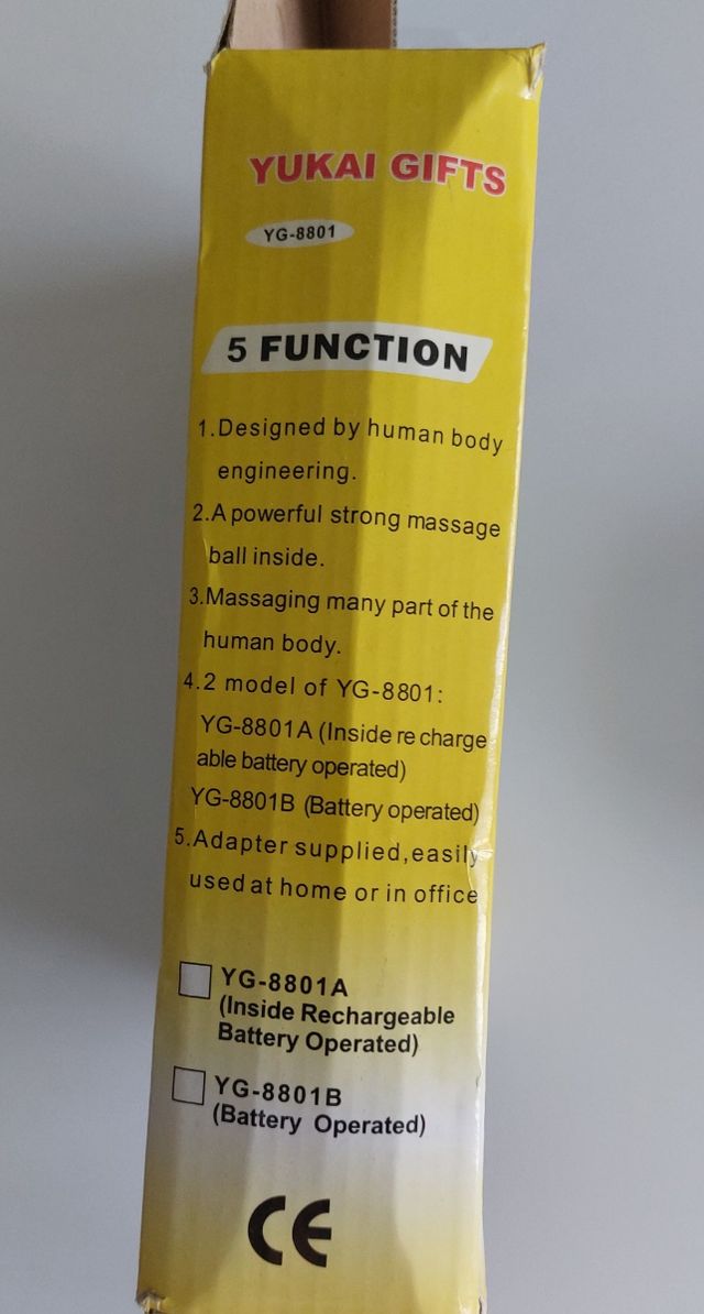 Masajeador para el  cuello