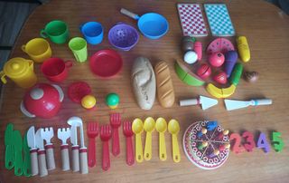  60 accesorios para cocinita.
