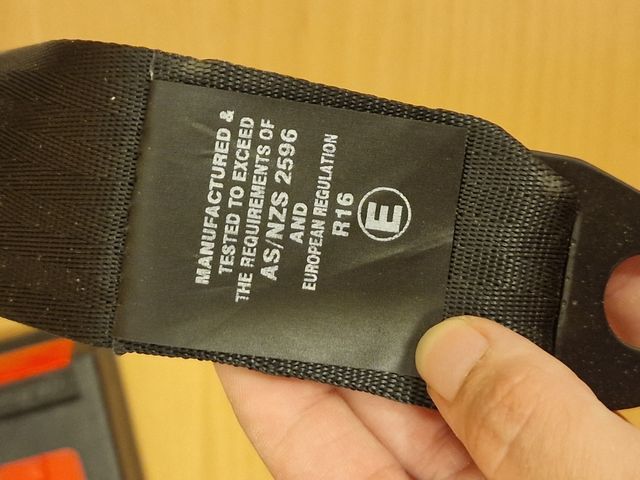 Cinturones de seguridad