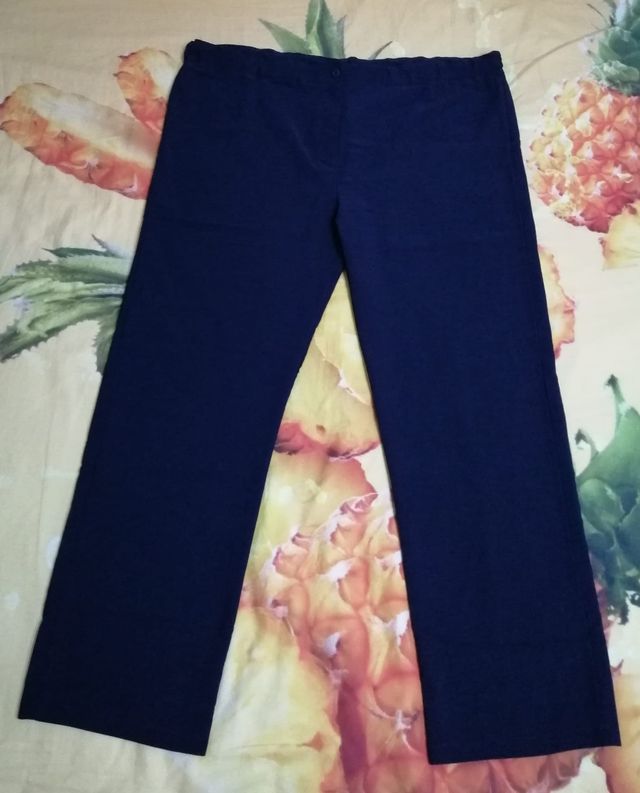 Pantaloni dritti blu