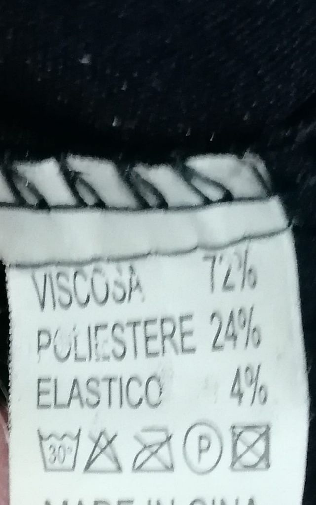 Pantaloni dritti blu