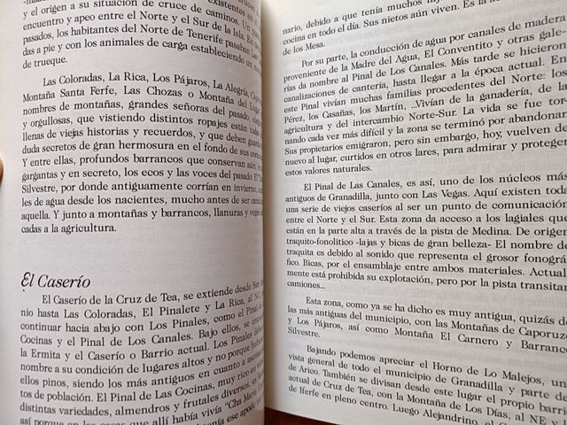 Memorias del barrio de la Cruz de Tea -Granadilla 