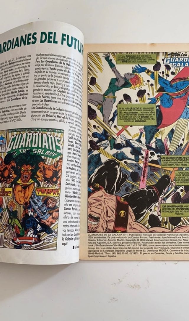 comic marvel guardianes de la galaxia