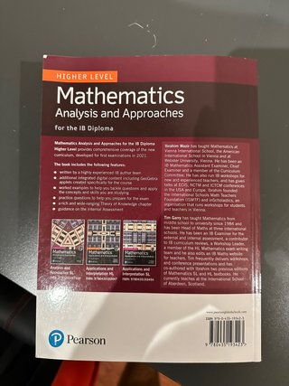 Libro Mates Bachillerate Internacional Pearson
