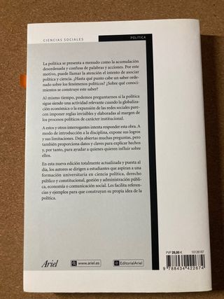 5 LIBROS CIENCIAS POLITICAS UNED