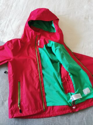 Chaqueta impermeable QUECHUA NOVADRY 10 años