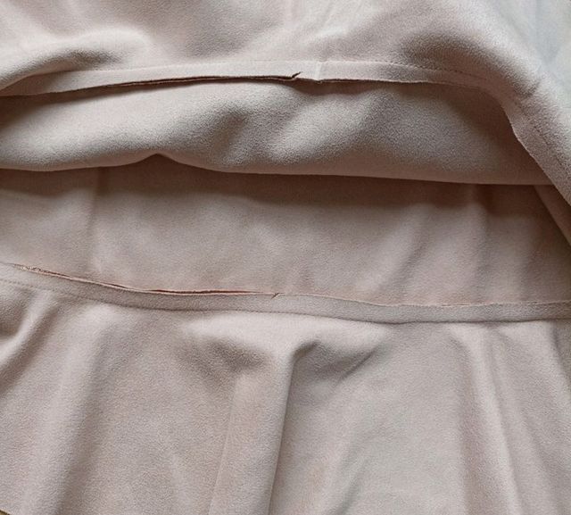 Falda metalizada Zara