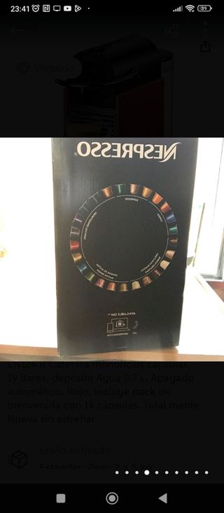 cafetera espresso pixie