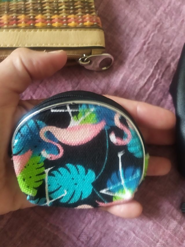 lote tres carteritas monederos