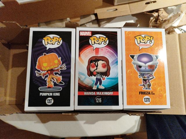 Lote 3 funkos pop