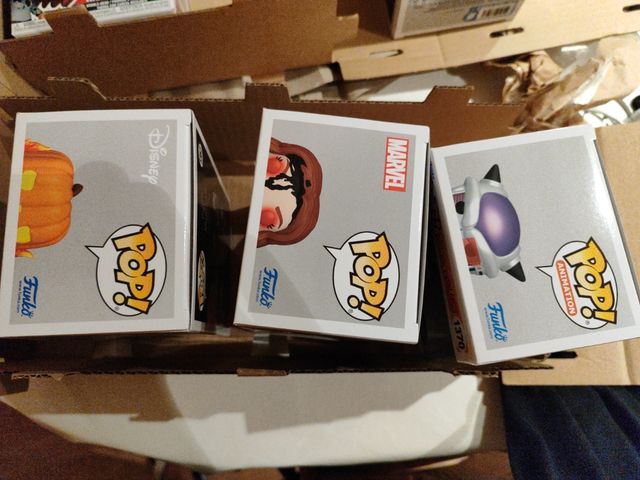 Lote 3 funkos pop