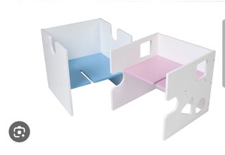 Babycube. Cubo, escritorio, silla.... EN BLANCO