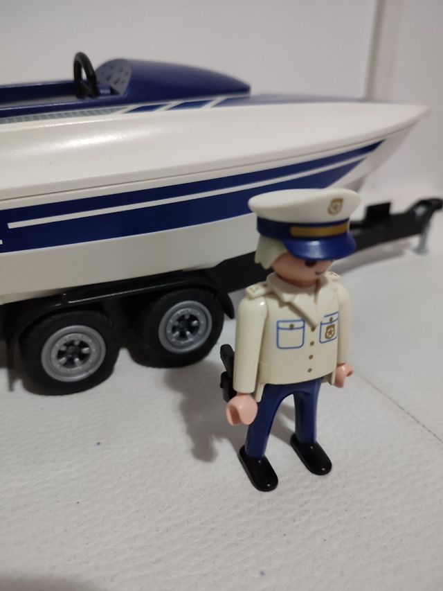 Lancha policía de Playmobil 