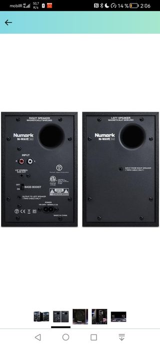 Numark N-Wave 360 - Monitores de DJ de Sobremesa C