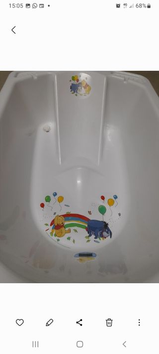 BAÑERA BEBÉ CON TAPON