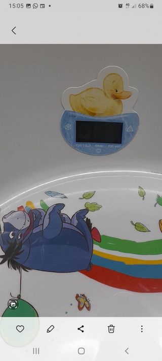 BAÑERA BEBÉ CON TAPON