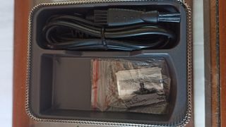 Afeitadora eléctrica de viaje.