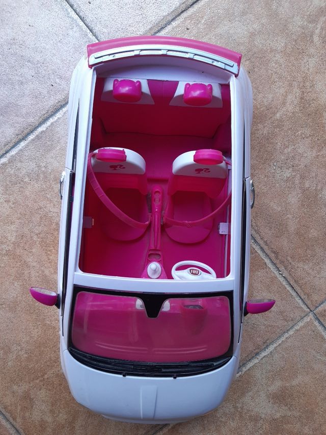 Fiat 500 descapotable coche Barbie