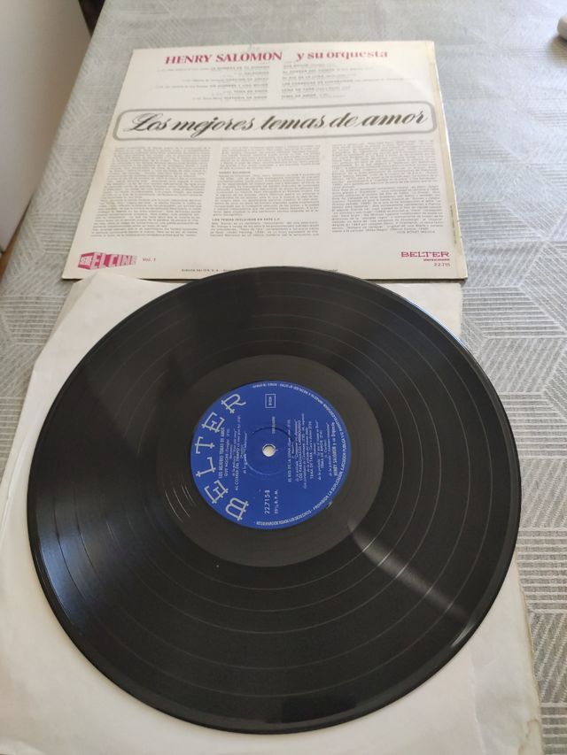 Vinile Henry Salomon. I migliori temi d'amore