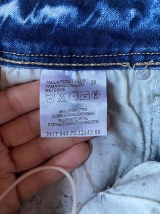 pantalon corto vaquero chica nuevo sin estrenar