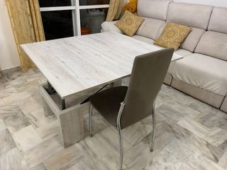 Mesa Centro Comedor con apertura en altura