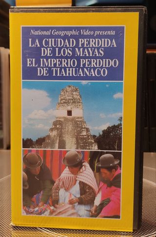 Películas vídeo VHS National Geographic