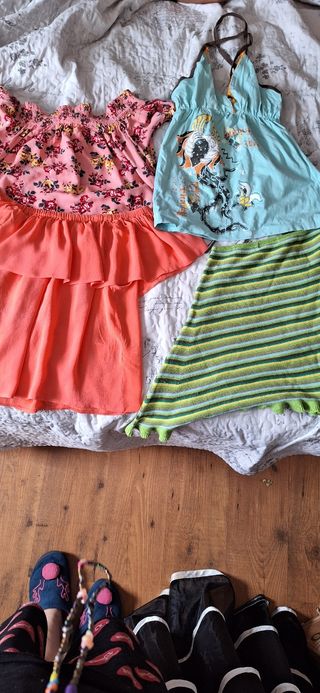 LOTE blusas jersey TOPS 4. VINTAGE 