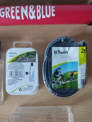 Lote piezas accesorios diversos para bicicletas