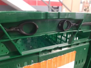 Lote 4 cajas plegables y apilables. Ref CO25