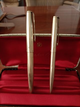 Juego bolígrafo y pluma Parker 61