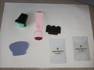 Kit estampación nail art