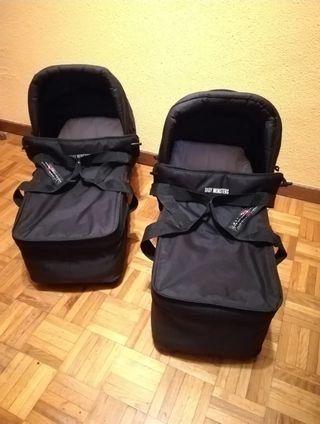 Capazo y Grupos 0 de carro Baby Monsters Easy Twin