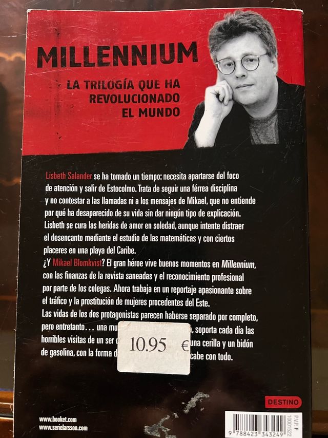 2 libros MILLENIUM 1 y MILLENIUM 2