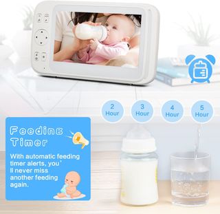 Vigilabebés Pantalla LCD 5", 1080P A ESTRENAR