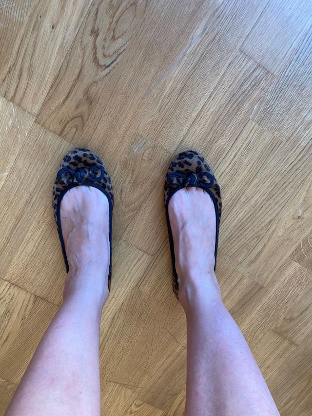 Bailarinas con estampado animal