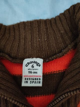 Jersey de rayas niño 6 años