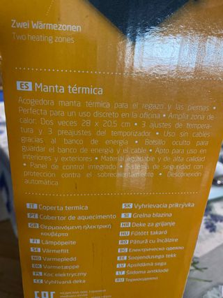 Manta Termica 130Ctmx090Ctm