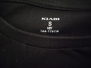 Camiseta negra Kiabi