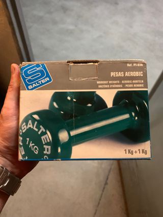 mancuernas aerobic salter 1 + 1 kg