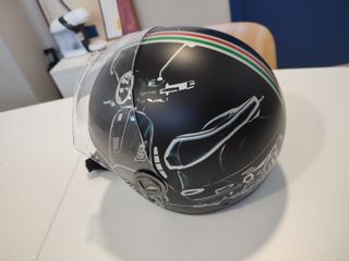 Casco NZI Zeta Graphics B Vespa Turia XL