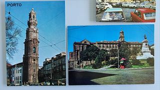 4 Postais - Porto - Clérigos- Antigos