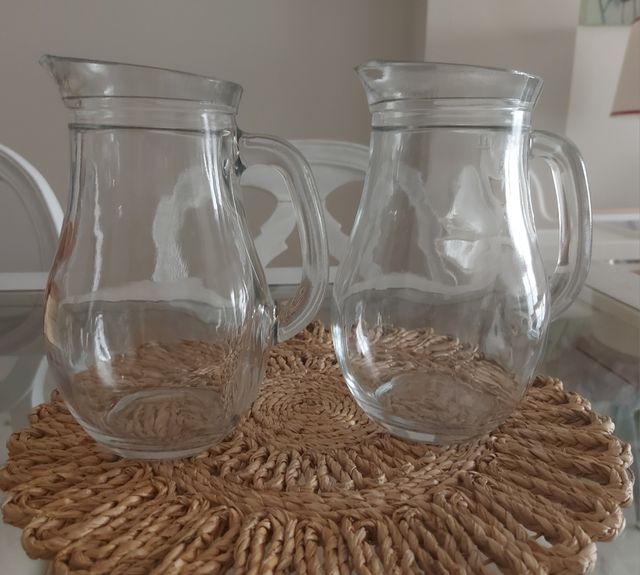 Set di due barattoli da bistrot con manico chiuso